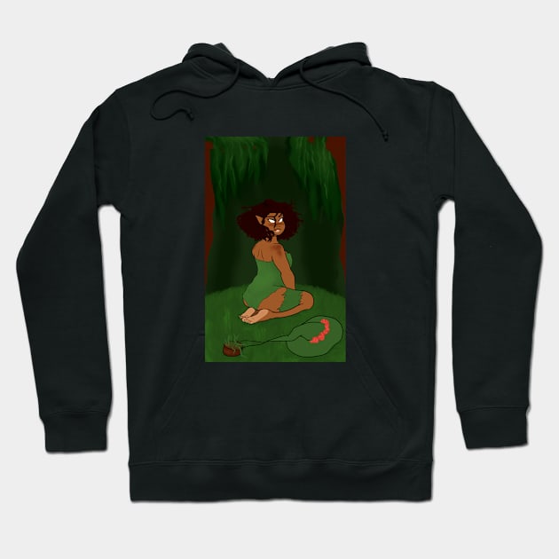 Forest Spirit Witch Hoodie by tonguetiedartist